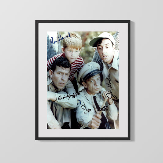 Andy Griffith Show - Cast Portrait - Autograph Print