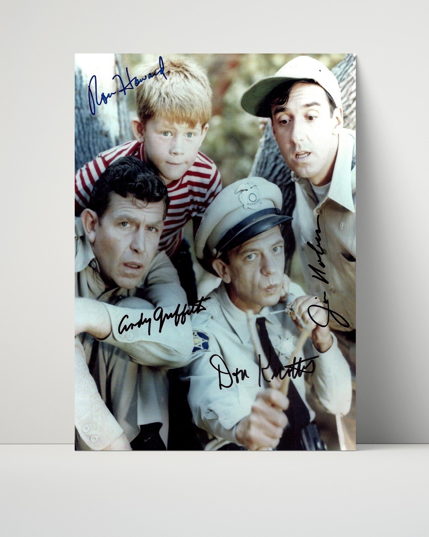 Andy Griffith Show - Cast Portrait - Autograph Print