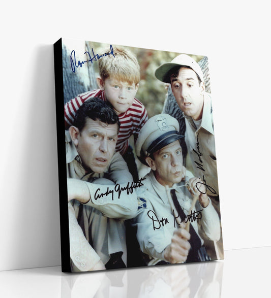 Andy Griffith Show - Cast Canvas - Autograph Canvas