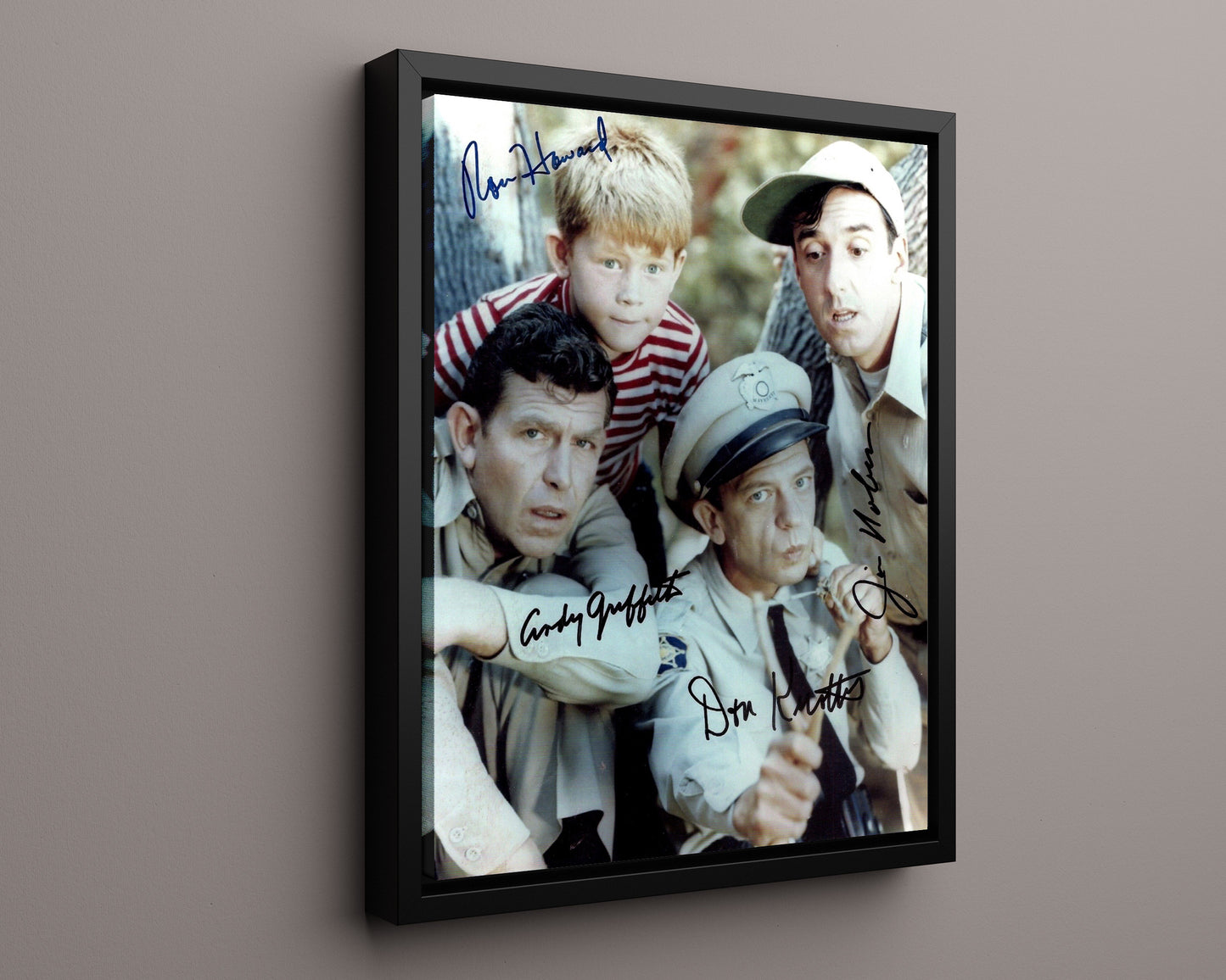 Andy Griffith Show - Cast Portrait - Autograph Print