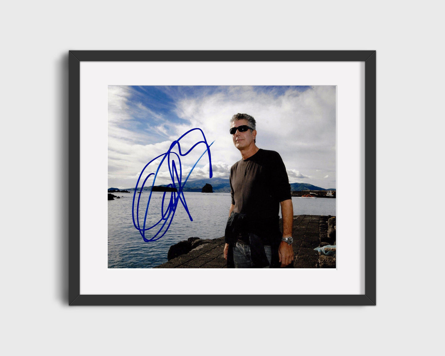Anthony Bourdain - Travel Icon - Autograph Print