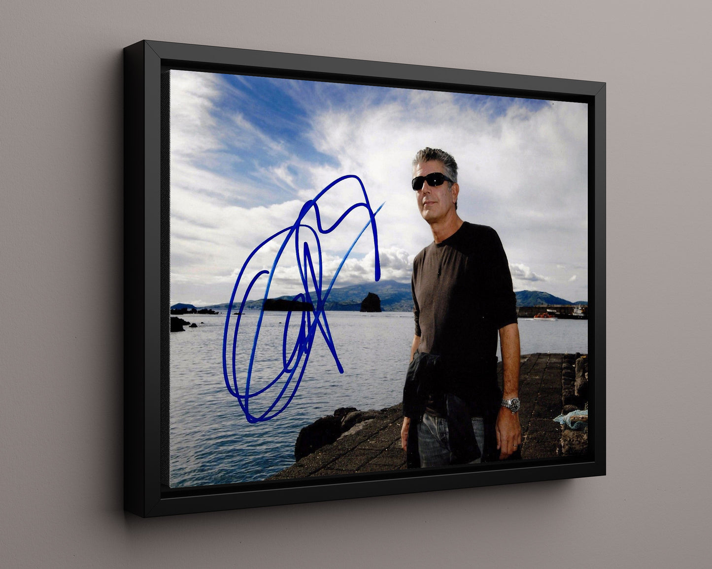 Anthony Bourdain - Travel Icon - Autograph Print