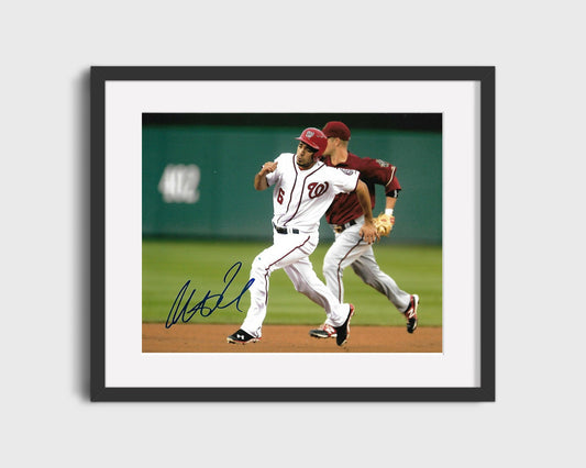 Anthony Rendon Autograph Print - Rounding Second - Speed Demon