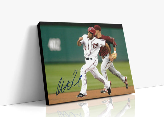 Anthony Rendon Autograph Print - Rounding Second - Speed Demon