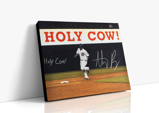 Anthony Rizzo Autograph Print - Holy Cow Moment - Wrigley Legend