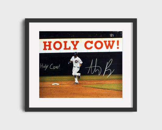 Anthony Rizzo Autograph Print - Holy Cow Moment - Wrigley Legend