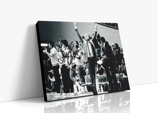 Arizona Autograph Canvas - Lute Olson - Desert Dynasty Coach