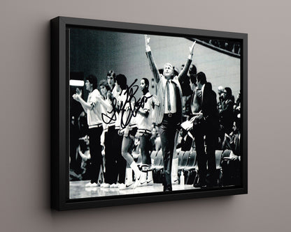 Arizona Autograph Print - Lute Olson - Desert Dynasty Coach