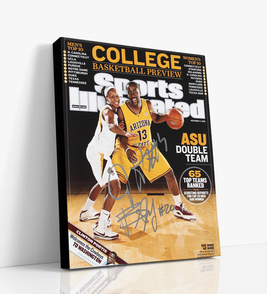Arizona State Autograph SI Canvas - James Harden Double Team - Fear the Beard