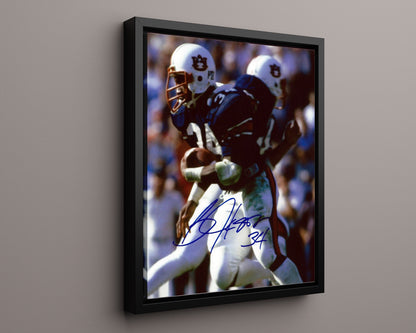 Auburn Autograph Print - Bo Jackson Power Run - Bo Knows Greatness