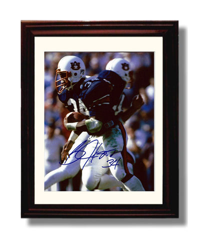 Auburn Autograph Print - Bo Jackson Power Run - Bo Knows Greatness