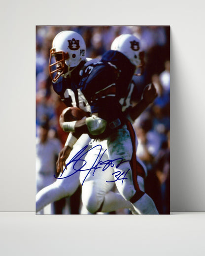 Auburn Autograph Print - Bo Jackson Power Run - Bo Knows Greatness