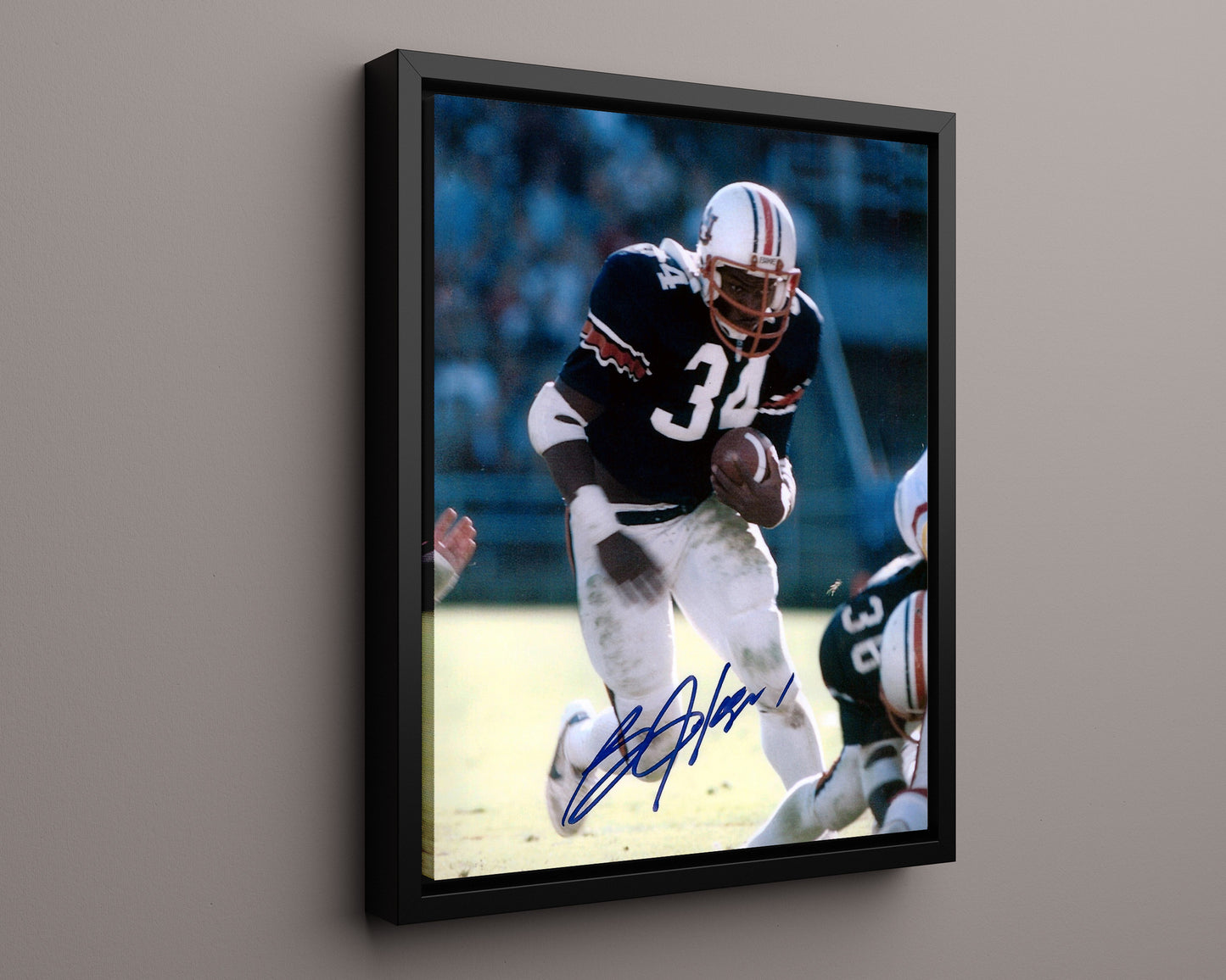 Auburn Autograph Print - Bo Jackson Run - Power Back