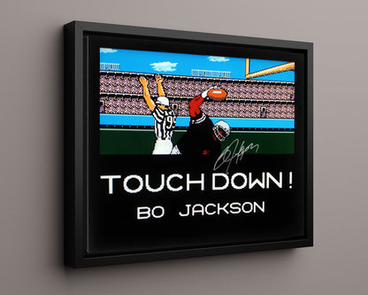 Auburn Autograph Print - Bo Jackson Tecmo Bowl - 8-Bit Legend
