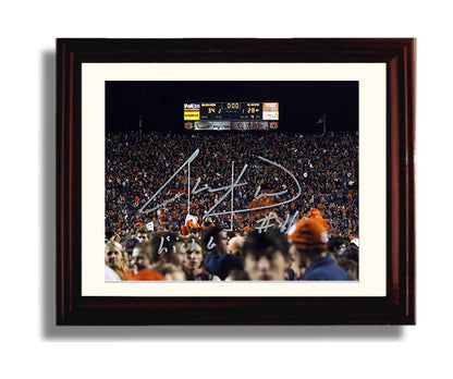 Auburn Autograph Print - Chris Davis Iron Bowl - Kick Six King