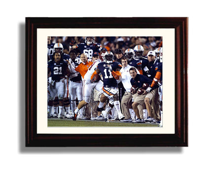 Auburn Autograph Print - Kick Six Chris Davis - Still running