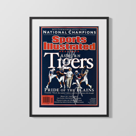 Auburn Autograph SI Print - 2010 BCS Champs - Pride of the Plains