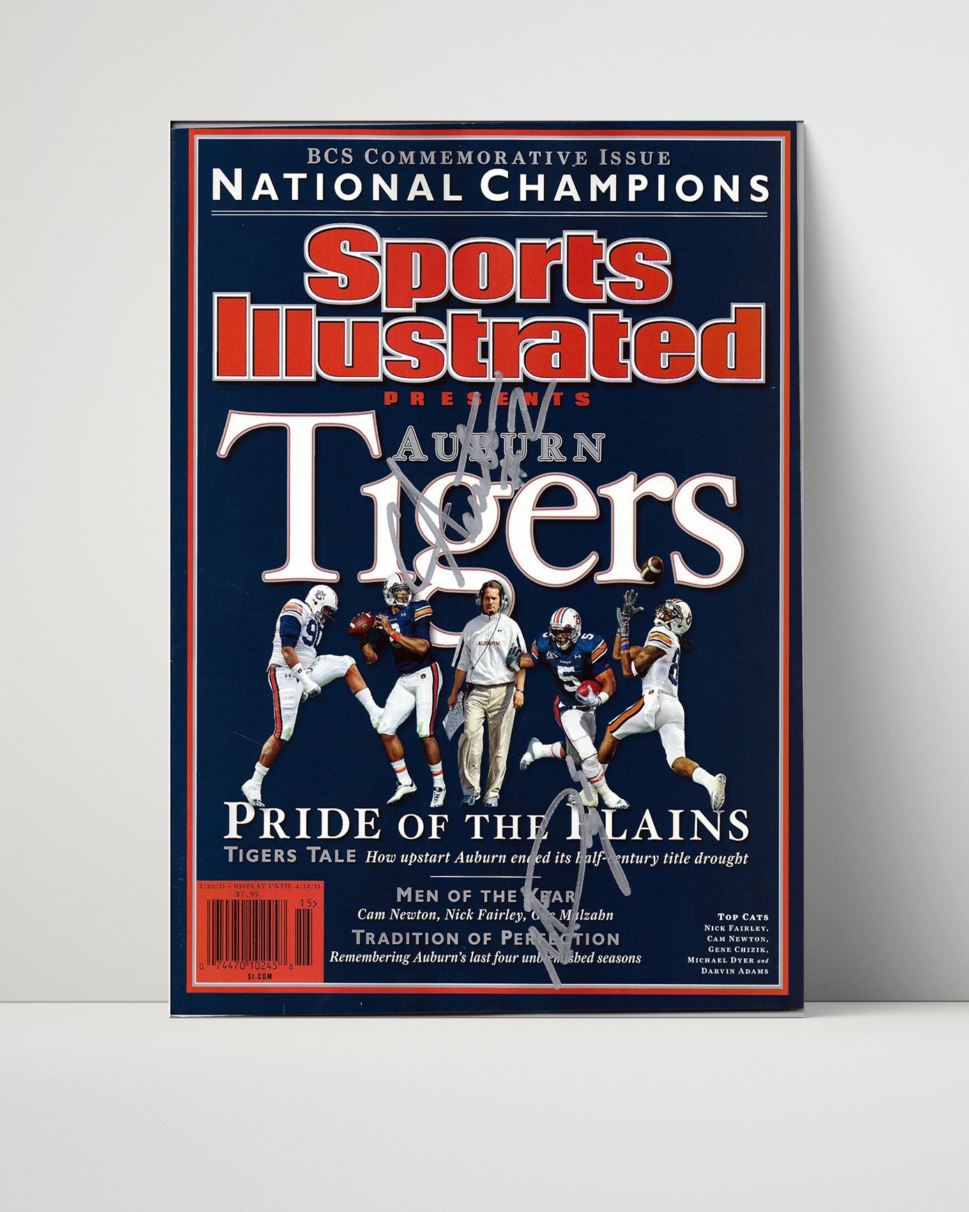 Auburn Autograph SI Print - 2010 BCS Champs - Pride of the Plains