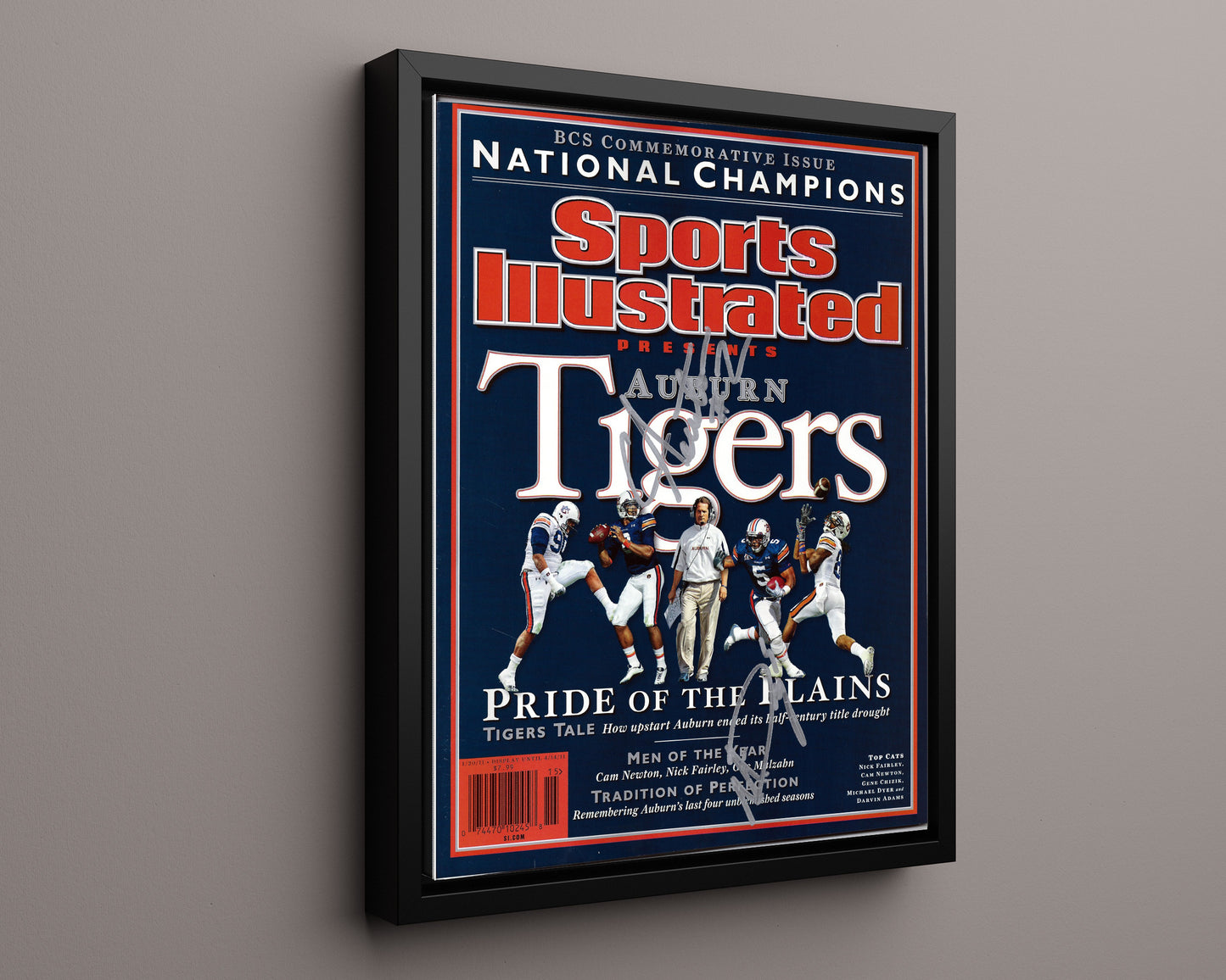 Auburn Autograph SI Print - 2010 BCS Champs - Pride of the Plains