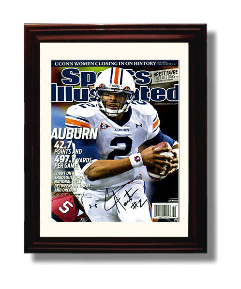 Auburn Autograph SI Print - Cam Newton - Heisman Season