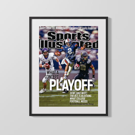 Auburn Autograph SI Print - Cam Newton Playoff Concept - Superman Mode