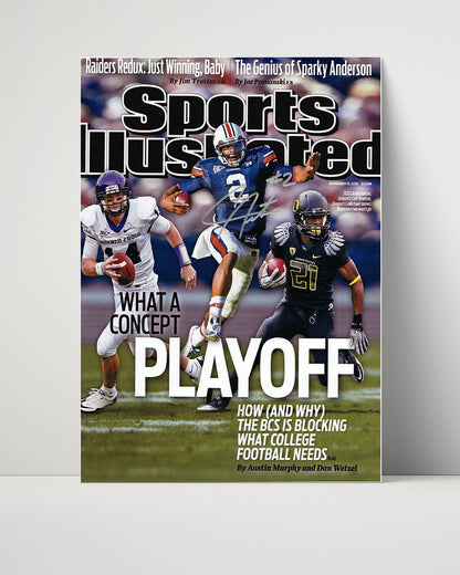 Auburn Autograph SI Print - Cam Newton Playoff Concept - Superman Mode