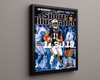 Auburn Autograph SI Print - Chris Davis - Iron Bowl Miracle