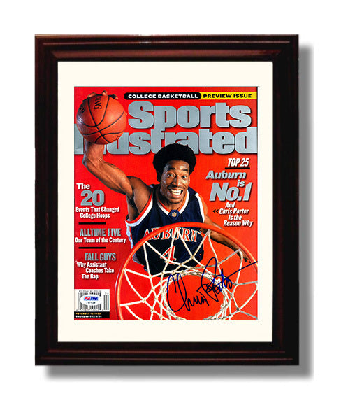 Auburn Autograph SI Print - Chris Porter High Flyer - Dunk City