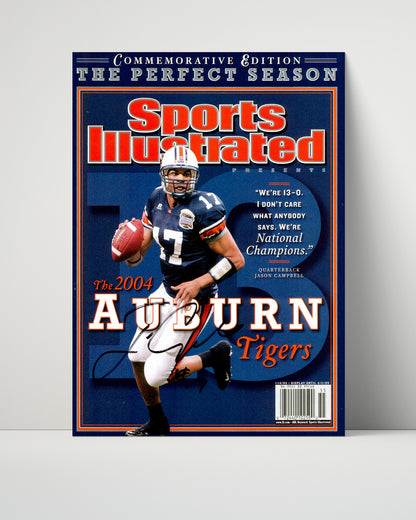Auburn Autograph SI Print - Jason Campbell 2004 Champs - Perfect Season