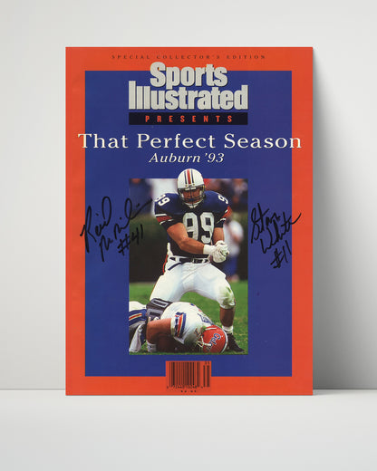 Auburn Autograph SI Print - Stan White - Perfect Season 1993