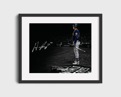 Austin Riley Autograph Print - Braves Slugger - Power Stroke