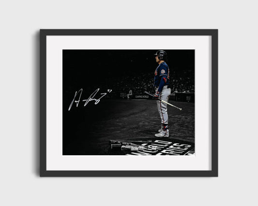 Austin Riley Autograph Print - Braves Slugger - Power Stroke