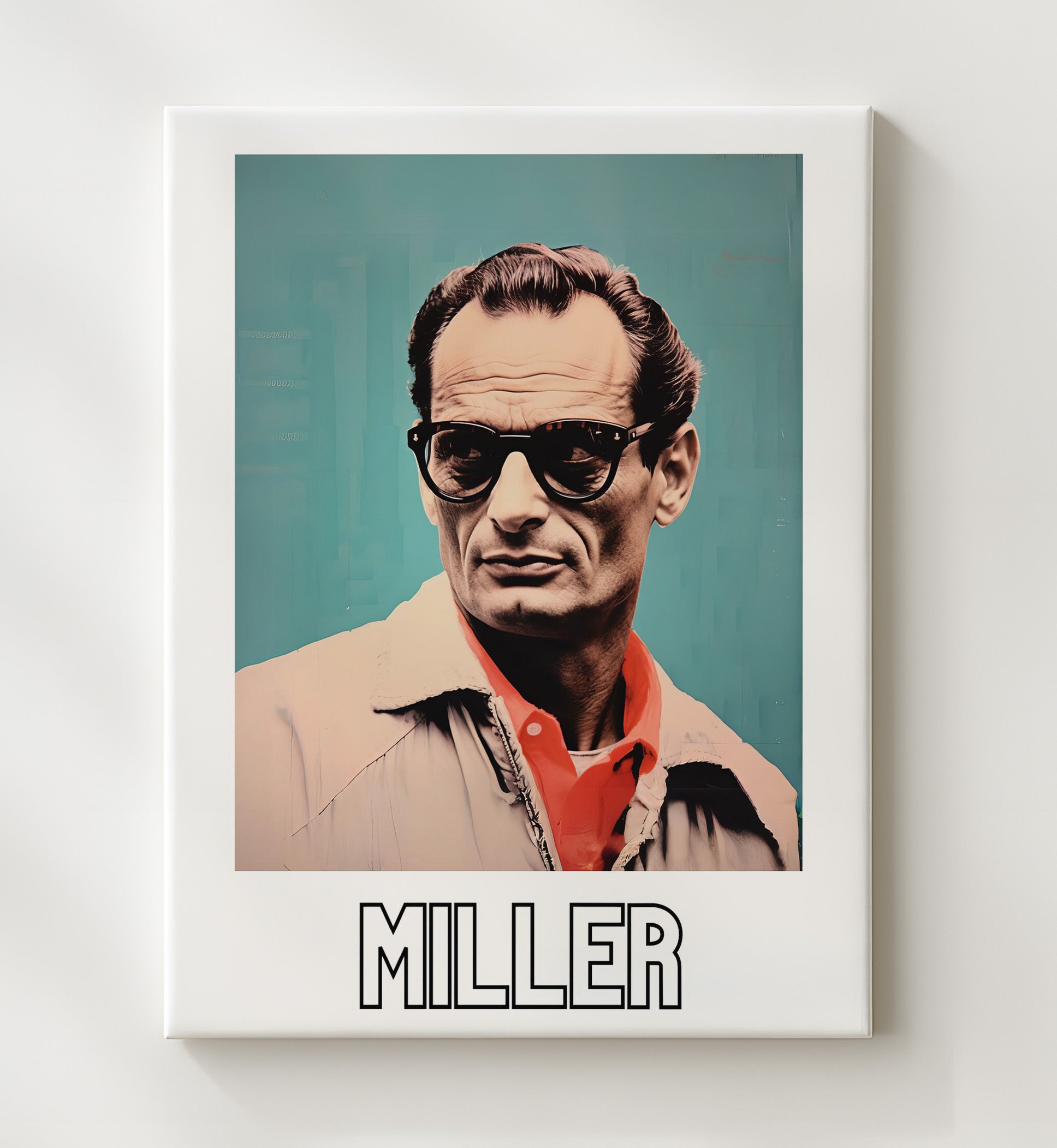 Arthur Miller 20x24 Canvas wall art print – Author Portraits decor