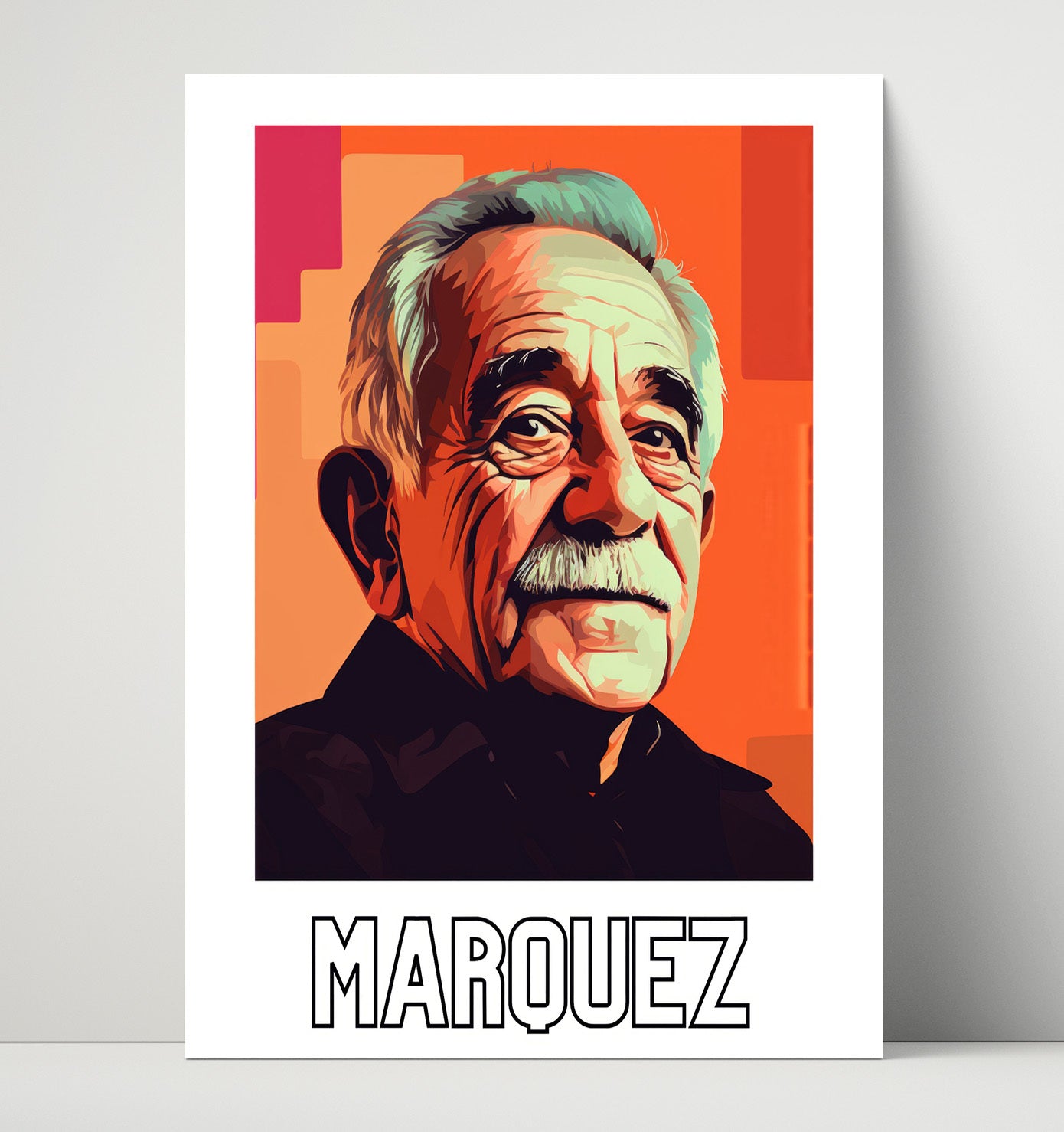 Gabriel Garcia Marquez 16x20 Unframed Print wall art print – Author Portraits decor