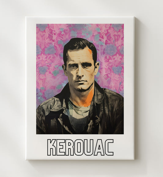 Jack Kerouac - Beat Generation Voice of Freedom - Canvas literary wall art