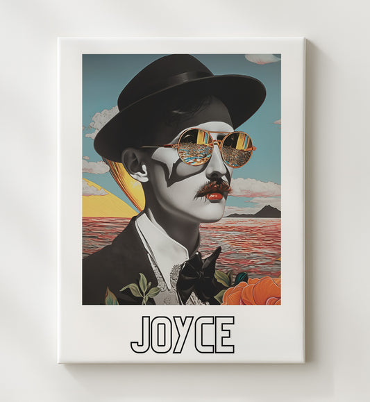 James Joyce - Modernist Literary Innovator - Canvas literary wall art