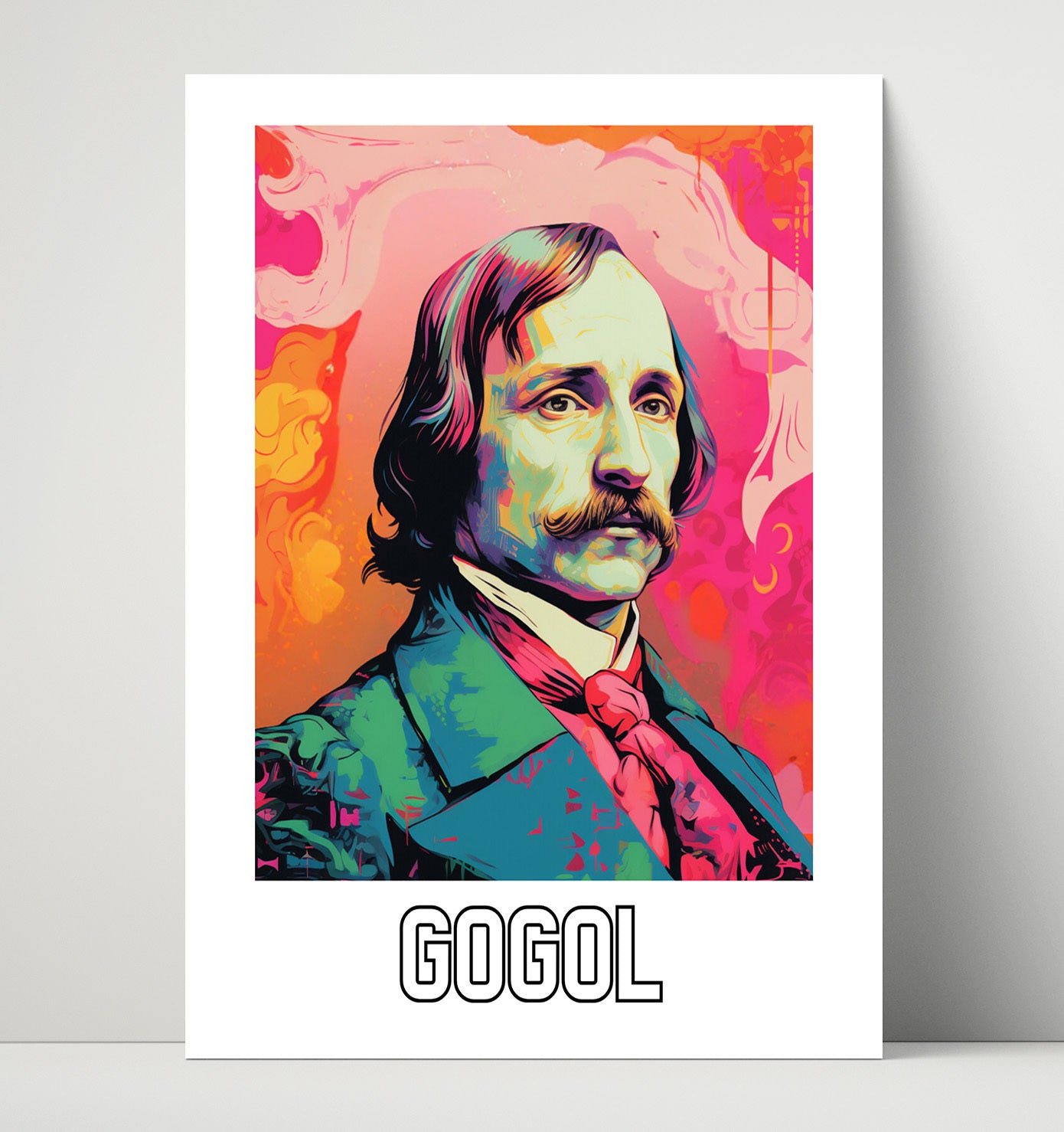 Nikolai Gogol 16x20 Unframed Print wall art print – Author Portraits decor