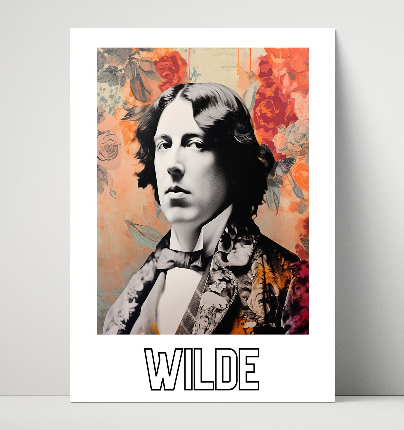 Oscar Wilde 16x20 Unframed Print wall art print – Author Portraits decor