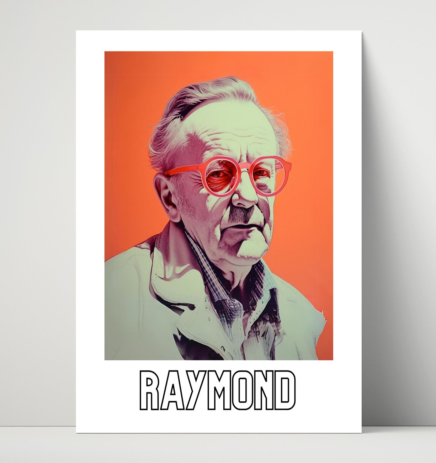 Raymond Chandler 16x20 Unframed Print wall art print – Author Portraits decor