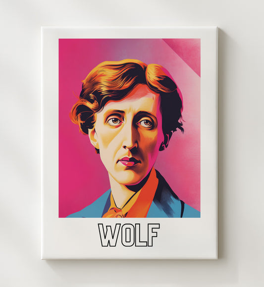 Virginia Woolf - Modernist Pioneer of Stream of Consciousness - Canvas literary wall art