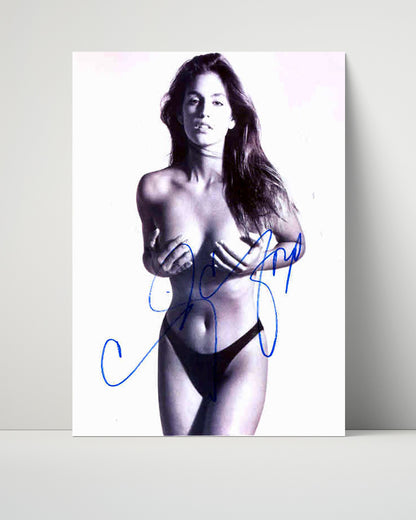 Autograph Print - Cindy Crawford - Timeless Icon