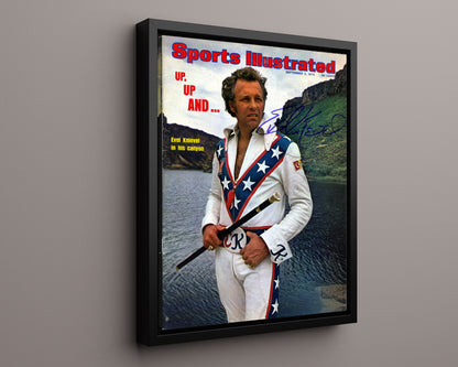 Autograph SI Print - Evel Knievel - Snake River Canyon Cover
