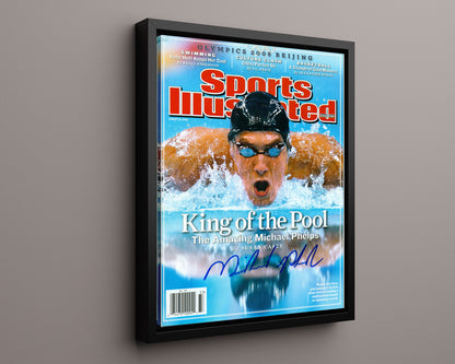 Autograph SI Print - Michael Phelps - King of the Pool