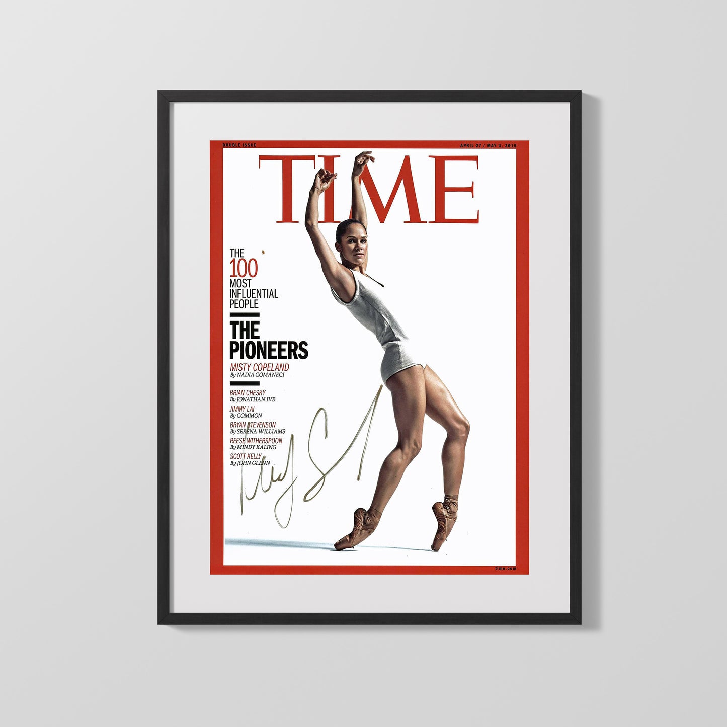 Autograph Print - Misty Copeland - Time Pioneer