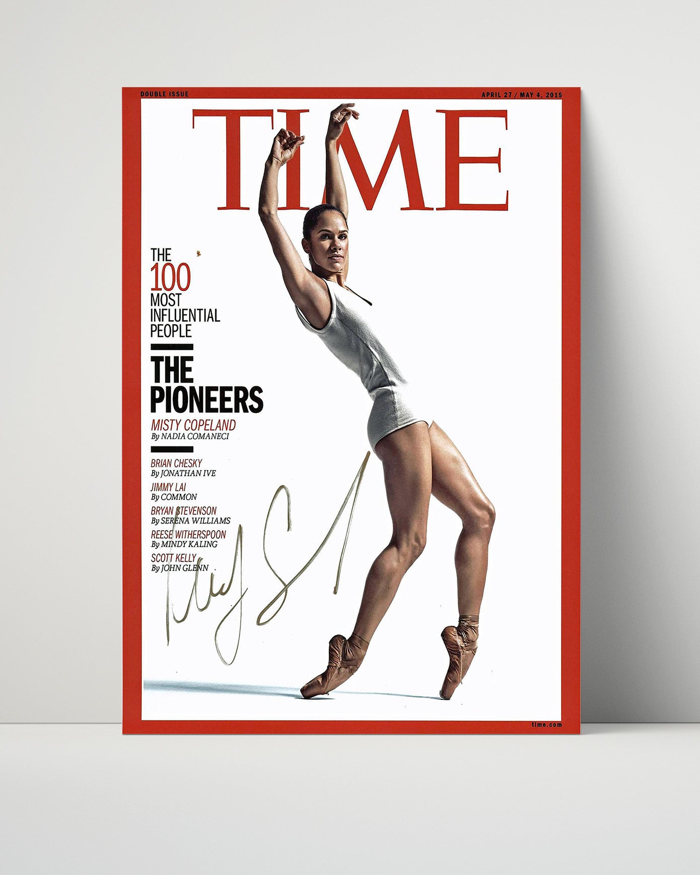 Autograph Print - Misty Copeland - Time Pioneer