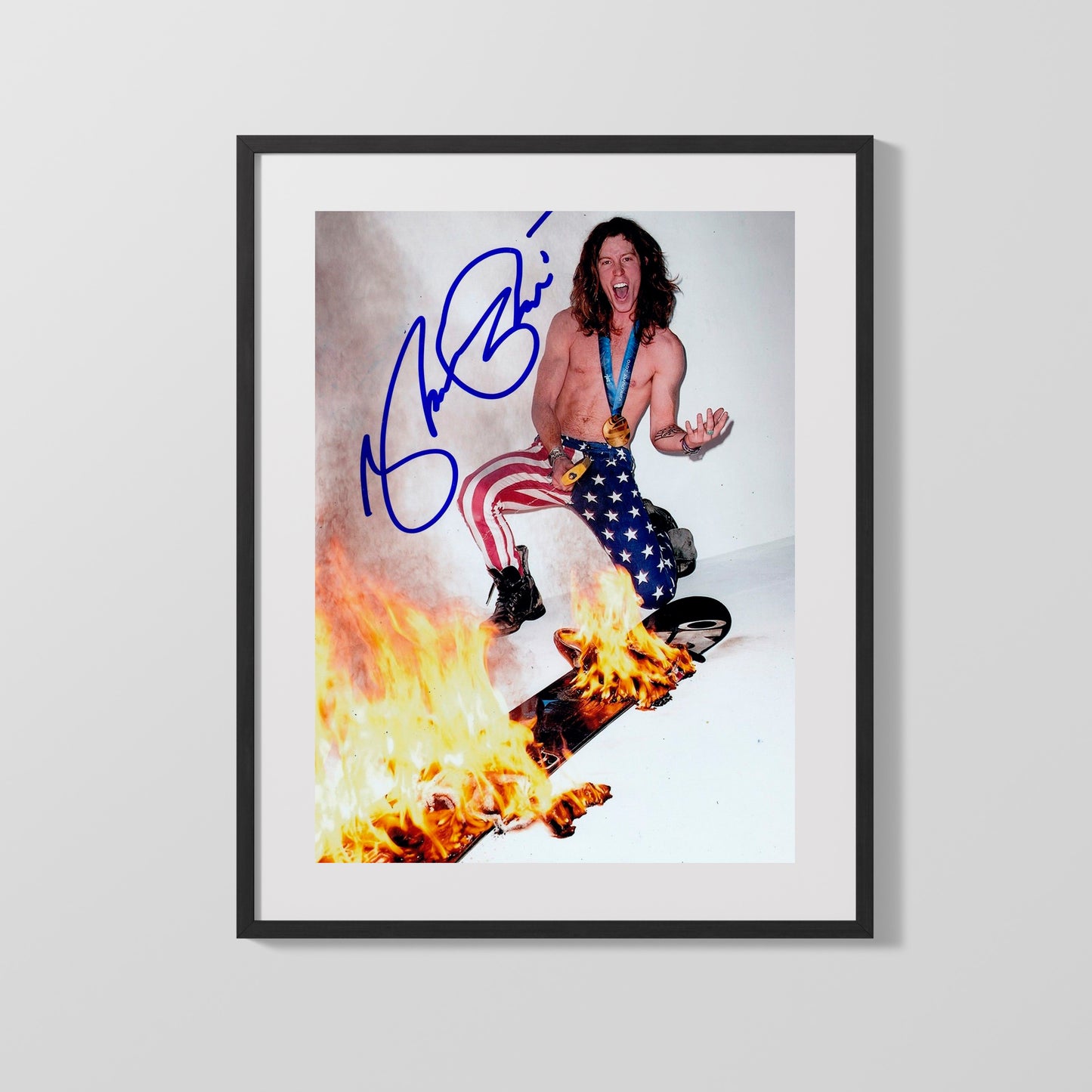 Autograph Print - Shaun White - Fire on Ice
