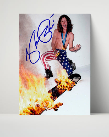 Autograph Print - Shaun White - Fire on Ice