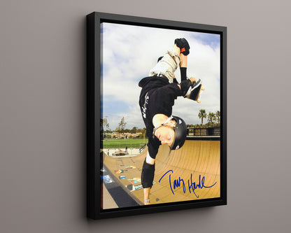 Autograph Print - Tony Hawk - Handplant Legend