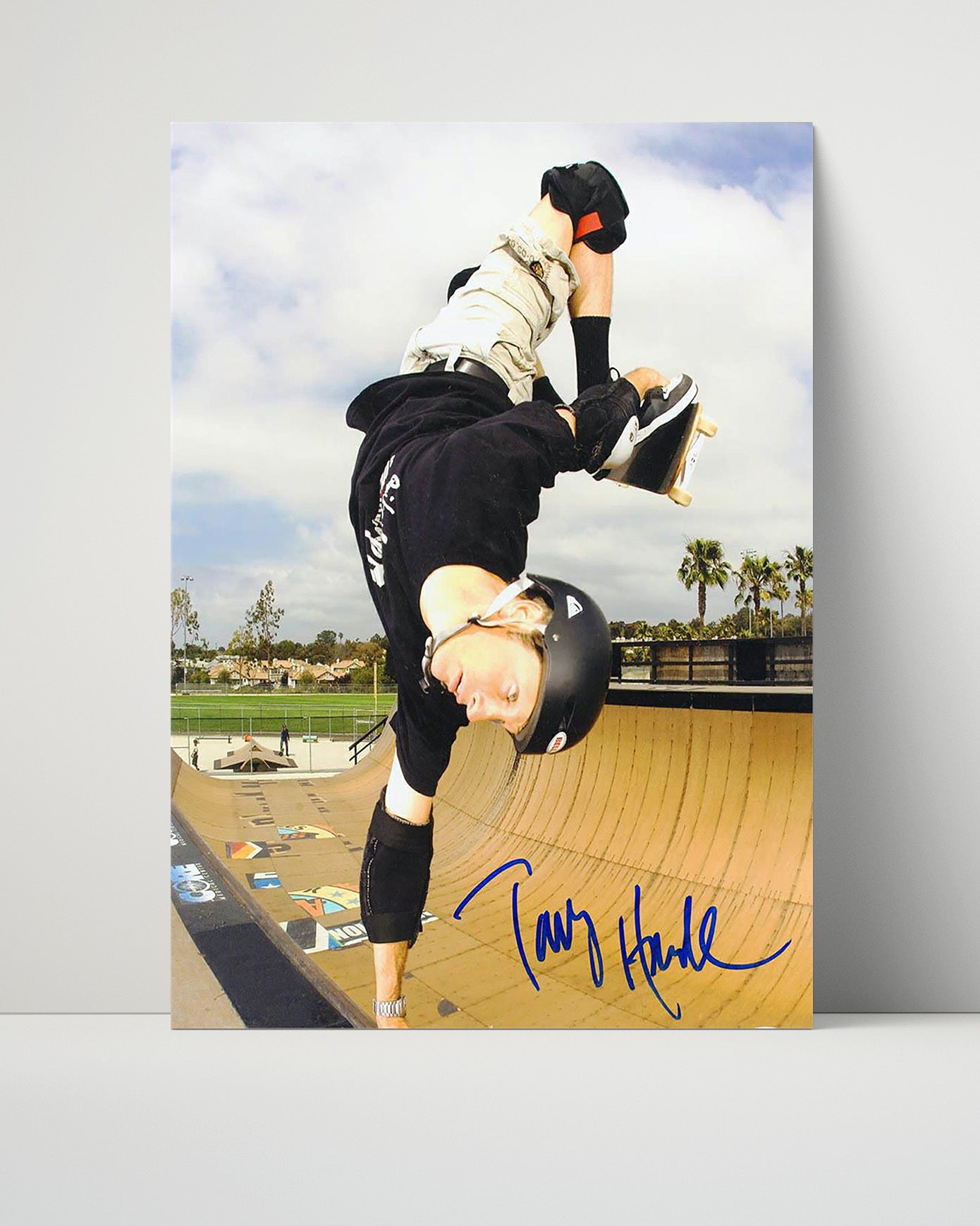 Autograph Print - Tony Hawk - Handplant Legend