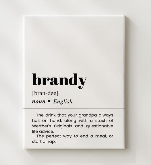 Brandy - After-Dinner Classic - 20x24 Canvas